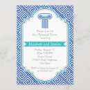 Search for greek key invitations Blue