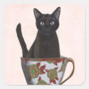 Search for black cat stickers Cute black cats