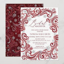 Search for snowflakes bridal shower invitations Script