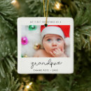 Search for grandchilds first ornaments Grandfather