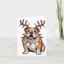 Search for english bulldog christmas cards Xmas mega