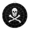 Recherche de pirates jeux de fléchettes Crâne et os croisés
