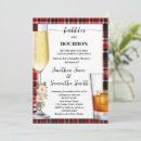 Search for black and white check invitations Buffalo plaid