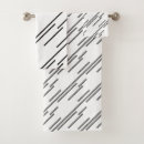 Search for black and white striped bath towels Simple
