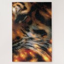 Recherche de faune puzzles Tigre