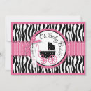 Recherche de zebra print baby shower invitations Chic