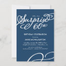 Search for surprise for him birthday invitations Elegant
