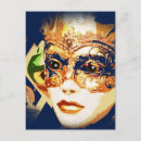 Recherche de masque de carnaval cartes postales Danse