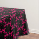 Search for pink and black tablecloths Red