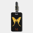 Recherche de papillon jaune bagages étiquettes Noir