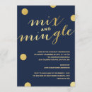 Search for mix and mingle invitations Gold