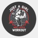 Search for girl exercising stickers Exercise