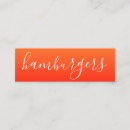 Recherche de food delivery business cards Customer