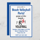Search for beach volleyball invitations Sport