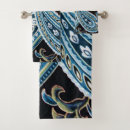 Search for blue and brown bath towels Pattern