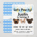 Recherche de canine invitations Fête de chien