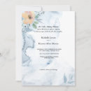 Search for peach and blue wedding invitations Classy