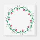 Recherche de cadre rond magnets Rose