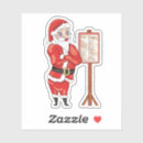 Search for naughty list stickers Santa