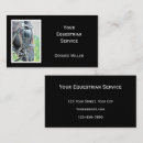 Search for equestrian business cards Farm