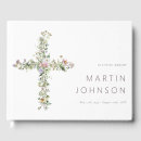 Search for christian funeral guest books Cross