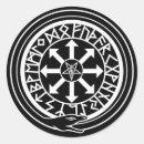 Search for satanic stickers Inverted pentagram