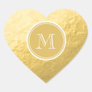 Search for gold monogram wedding stickers Glam