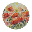 Recherche de fleur rouge planches à découper Aquarelle