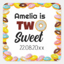 Search for two sweet stickers Colourful