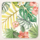 Recherche de tropiques dessous de verres Aquarelle