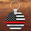 Search for fire service keychains Thin red line