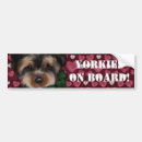 Search for yorkies bumper stickers Yorkie poo