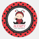 Search for ladybug first birthday stickers Baby