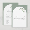 Search for no meal choices wedding rsvp cards Botanical
