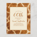Search for animal 60th birthday invitations Trendy