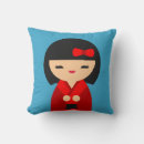 Recherche de kokeshi coussins Japonais