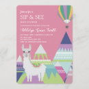 Recherche de alpaca baby shower invitations Mignon