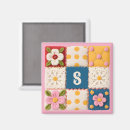 Recherche de la broderie magnets Fleurs