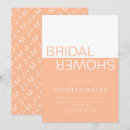 Search for peach colored invitations Couple