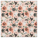 Search for halloween pumpkin black fabric Cute