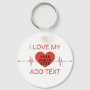 Search for red cat rounded keychains Relationship