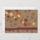 Search for oak leaves invitations Maple