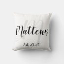 Search for family name pillows Minimalist
