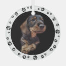Recherche de empreinte de pas ornements Dogs