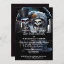 Search for graveyard halloween invitations Skull