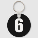 Search for number 6 keychains Six