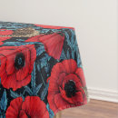 Search for red poppy tablecloths Flower