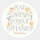 Search for eat drink and stickers Thanksgiving