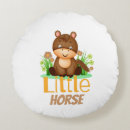 Recherche de petit cheval coussins Brun