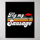 Search for funny sausage posters Bbq
